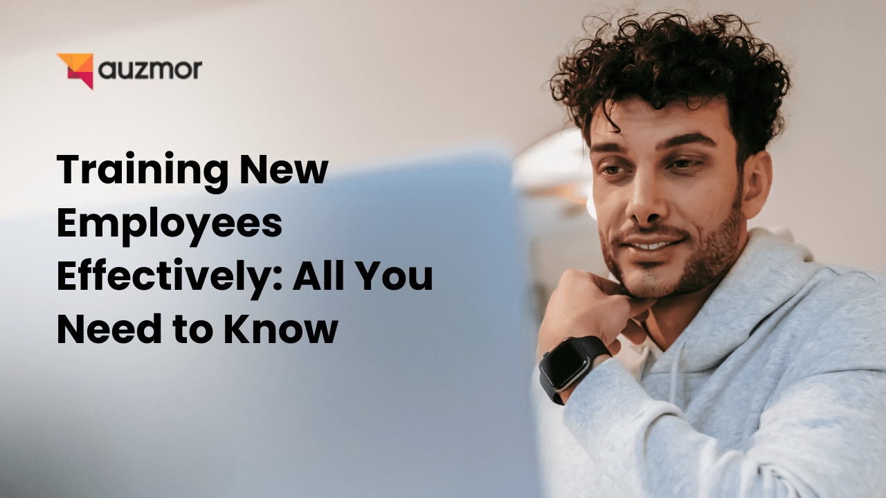 Thoughtful man resting his chin on his hand, with the title Training New Employees Effectively: All You Need to Know
