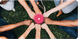 Diversity course thumbnail with a play button
