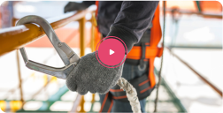 Fall prevention course thumbnail with a play button