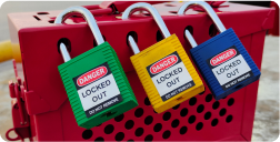 Lockout Tagout course thumbnail with a play button