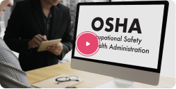 OSHA course thumbnail with a play button
