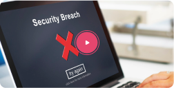 Phishing course thumbnail with a play button